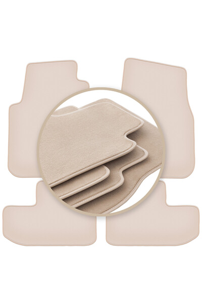 Other Covorașe bej PREMIUM pentru: Dodge Challenger III coupe 2008-