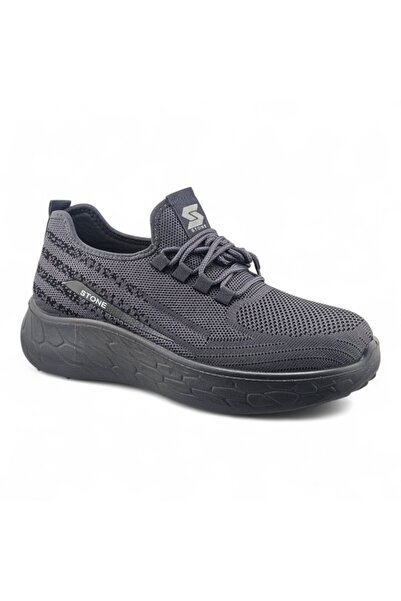 Stone Lightweight Knitted Sneakers