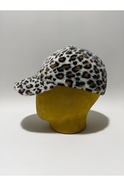 shop Leopard Patterned Furry Cap Hat