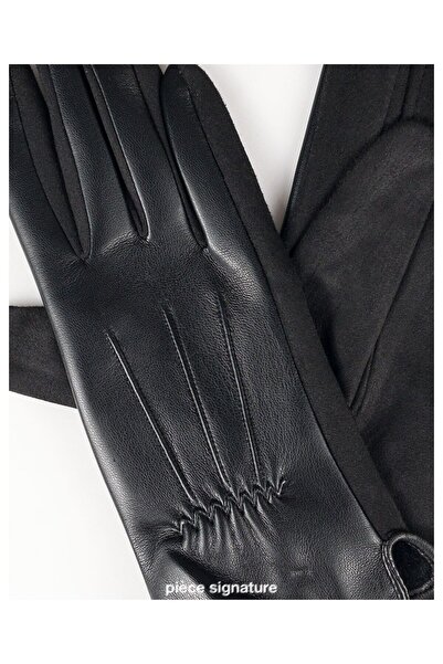 PIECE SIGNATURE قفازات فاخرة للنساء (95% بوليستر 5% سباندكس)