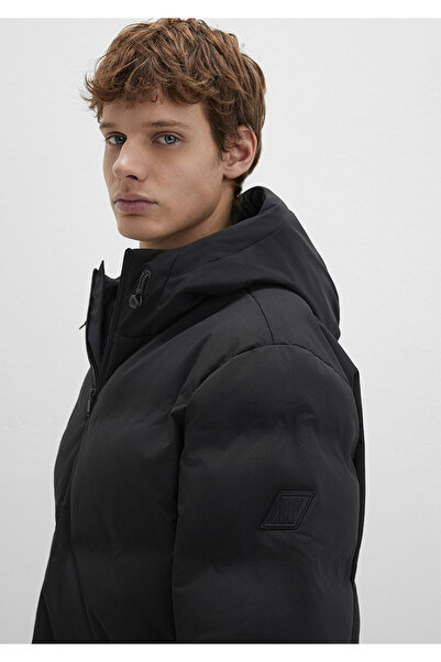 Mavi Hooded Gray Inflatable Jacket 0110651