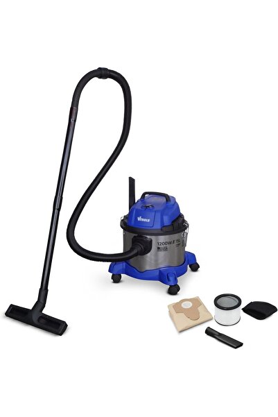 VTOOLS مكنسة كهربائية VP1401-15L 1200 واط للتنظيف الرطب/الجاف، خزان من الفولا...