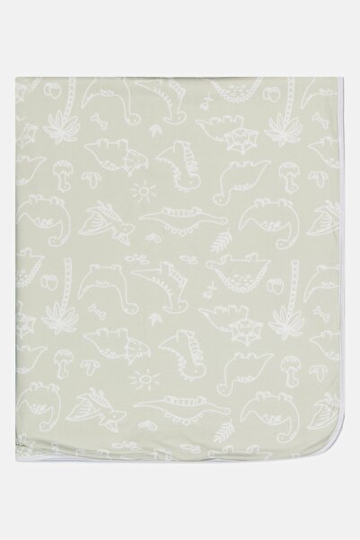 English Laundry بطانية مطبوعة برسومات جرافيكية للبنات الصغار، متعددة الألوان