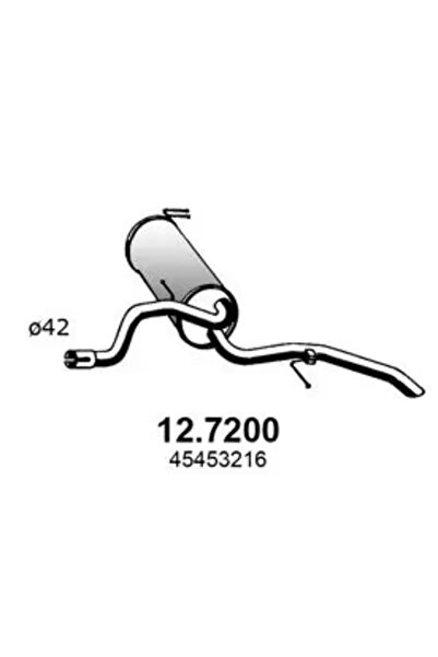 ASSO Toba Esapament Finala Fiat Albea