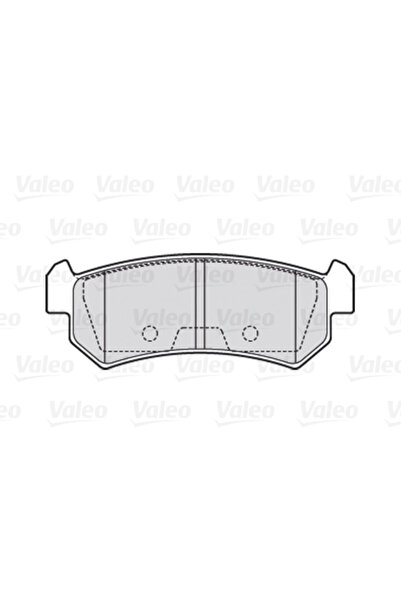 VALEO Set Placute Frana Frana Disc Puntea Spate Chevrolet Lacetti/Nubira/Optr...