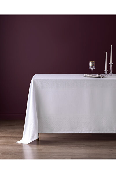 Madame Coco Moroccan Tablecloth - White - 160X230 cm