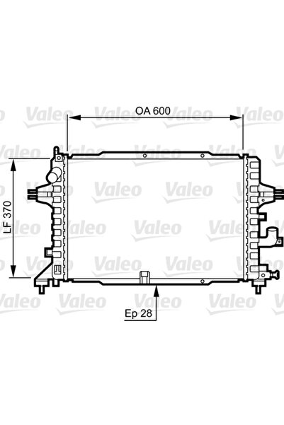 VALEO Radiator Racire Motor Opel Astra H/Zafira / Zafira Family B Vauxhall As...