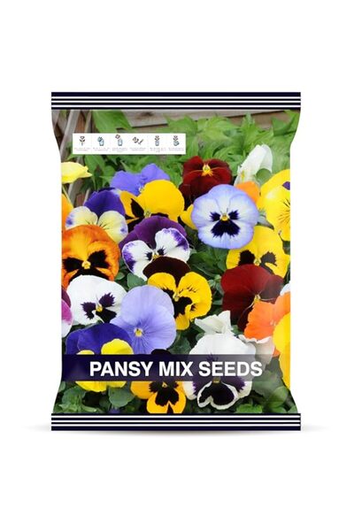 Generic Pansy Flower Mix Seeds for Planting | Best Summer Flower Seeds