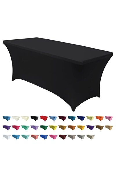 Generic ABCCANOPY Spandex Tablecloths for 6 ft Home Rectangular Table Fitted ...