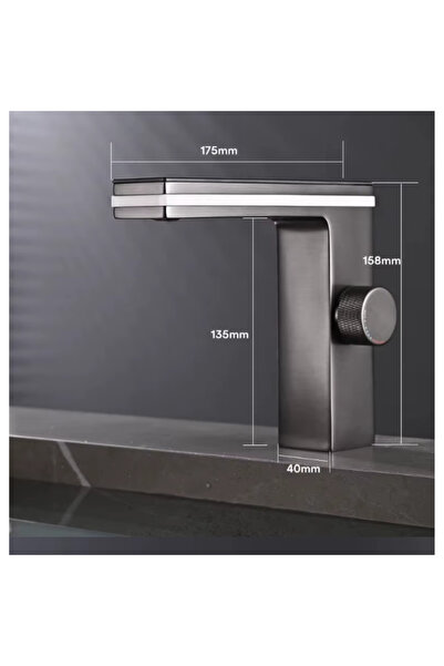 PRODYS Baterie chiuveta baie, Afisaj digital inteligent LED, Lumina ambientala