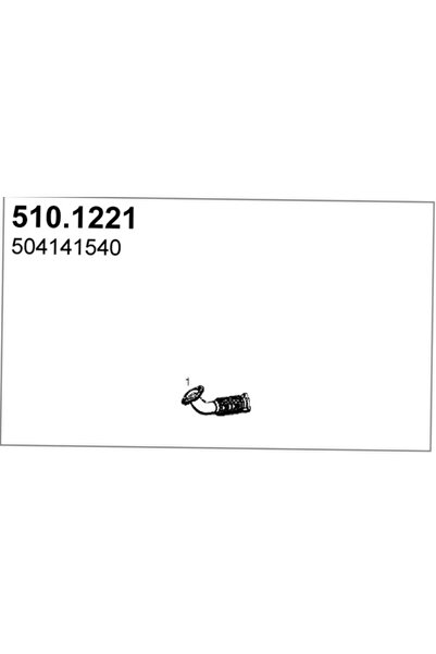 ASSO Racord Evacuare Fata Iveco Daily 4 Bus/Daily 4 Caroserie/Daily 4 Platou ...