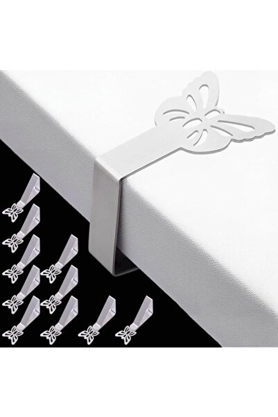 Generic Tablecloth Clips for Outdoor and Indoor Use, Stainless Steel Windproo...