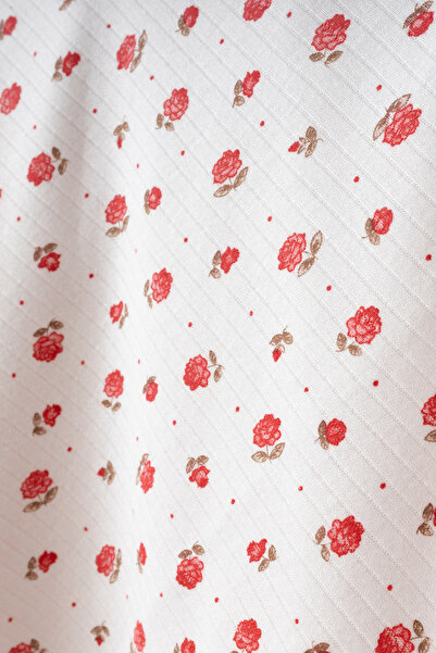 yukobaby bebeğiniz için en doğalı White Rose Natural Cotton 80X90 cm Single Layer Baby Blanket Yk3322