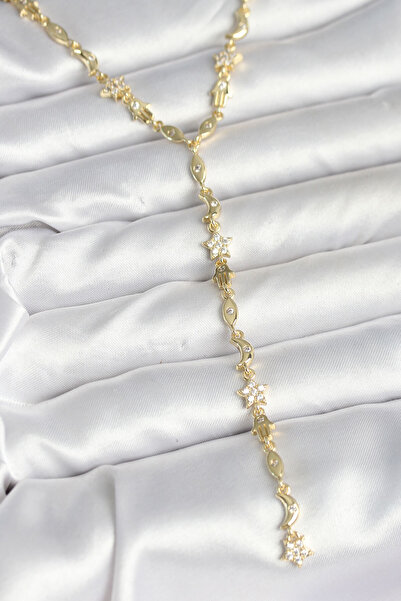 Skygo Brass Gold Color Women's Manifest Necklace - Tj-Bko10599