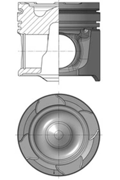 Kolbenschmidt Piston Man Hocl/Lion´S Classic/Nl Temsa Md