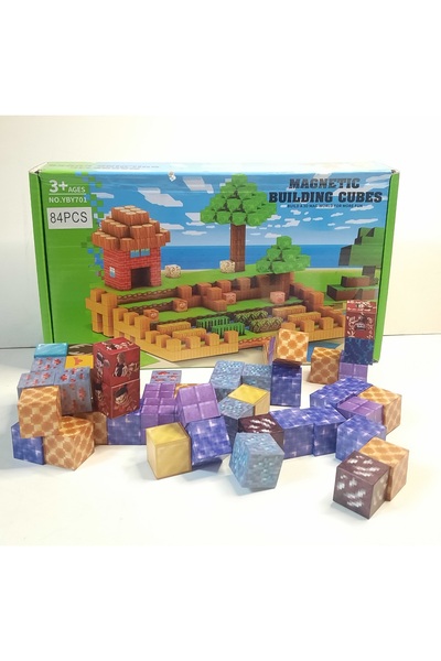 ydn Manyetik Yapı Blokları 84 Parça Yapi Oyunları Miknatıslı