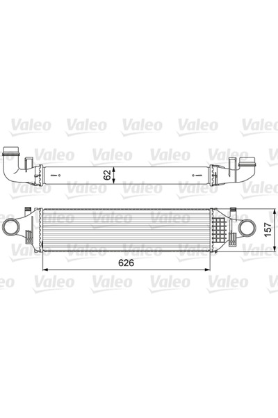 VALEO Compresor intercooler Mercedes-Benz Clasa A/Clasa B Sports Tourer/Cla S...
