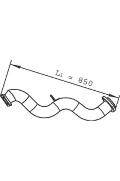 Dinex Racord Evacuare Fata Man M 2000 L/M 2000 M