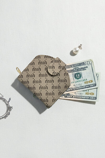 ROVAOS Min Kadın Cüzdanı Bozuk ve Kağıt Para Bölmeli / Fermuarlı / Orta Boy C...