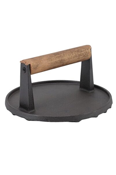 Generic Luqeeg Cast Iron Grill Press, Heavy Duty 3 Lbs Press with Cool Handle...
