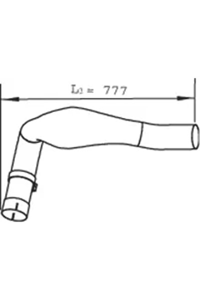 Dinex Racord Evacuare Centru Man Tga/Tgs 1