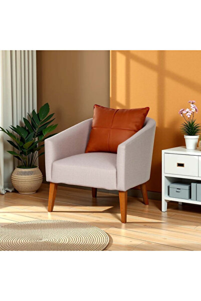 micasa Fabric Single Seater Sofa with Cushion