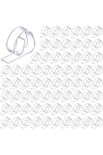 Generic Excefore Clear Plastic Tablecloth Clips, 100 Pcs Outdoor Picnic Clamp...