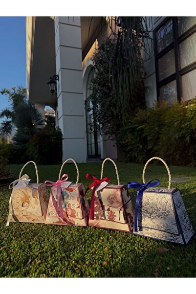 FİDAN PAZARI NİŞAN SÖZ HEDİYELİĞİ SAPLI ÇANTA VE SUKULENT (KARIŞIK DESENLİ)(20 ADET)