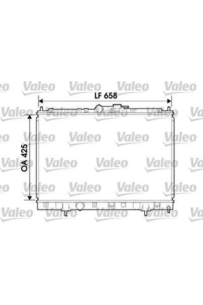 VALEO Radiator Racire Motor Mitsubishi Pajero Pinin 1