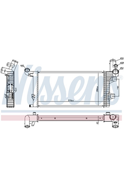 Nissens Radiator Racire Motor Mercedes-Benz Atego