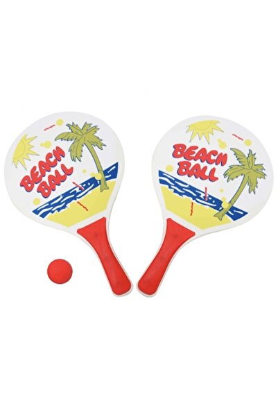 OEM Set amuzant de palete de plajă, din lemn, cu minge inclusă, ping-pong pen...