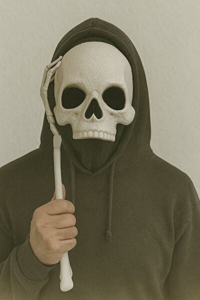 China Bazaar Çubuklu Kuru Kafa Korku Maske - Kostüm Partileri , Costplay, Cad...