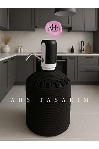 Ahs Tasarım Natural and Stylish Water Bottle Cover with Wicker Rope Coating -...