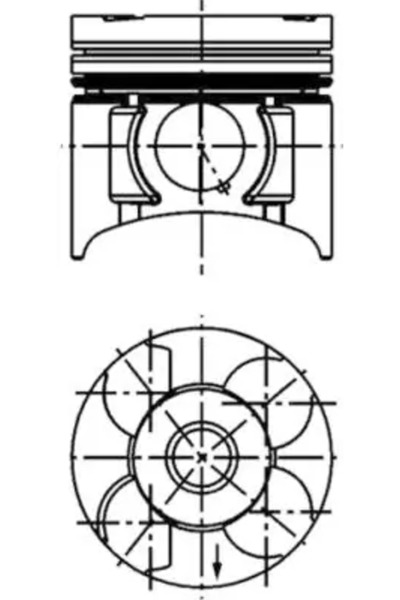 Kolbenschmidt Piston Opel Astra H/Combo Autoutilitara/Limuzina Spatioasa/Comb...