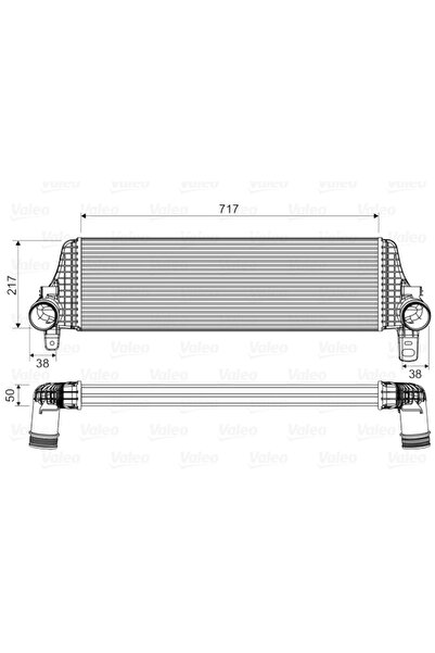 VALEO Intercooler Compresor Vw California T5 Camper/California T6 Camper/Mult...