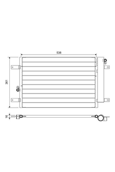 VALEO Condensator Climatizare Ford Galaxy 1 Seat Alhambra