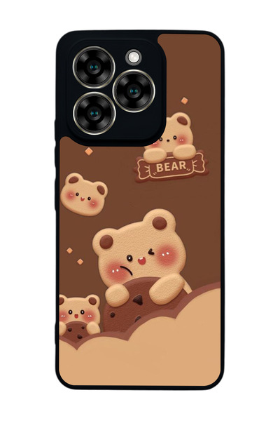 Reeder متوافق مع S919 مطبوع ، أسود غير لامع، سيليكون ناعم، واقي، غطاء ممتص لل...