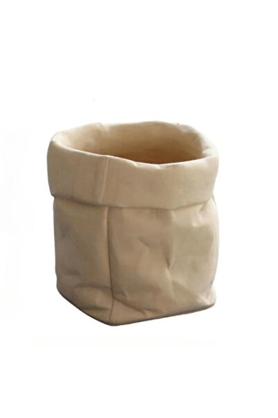 Generic Yelajoy Cement Succulent Pot Bags Planter/Plant/Flower/Bonsai Pot Ornament for Herb, Succulent,Cact