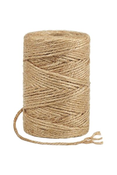 Generic Jute Twine String 3mm x 100m, Natural Brown 3 Ply Jute Rope for Garde...