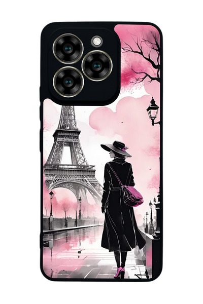 Reeder متوافق مع S919 مطبوع ، أسود غير لامع، سيليكون ناعم، واقي، غطاء ممتص للصدمات، حافظة