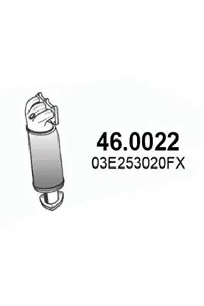 ASSO Catalizator Fata Seat Cordoba/Ibiza 3 Skoda Fabia 1