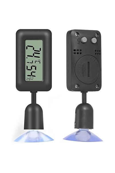 Generic Reptile Hygrometer Thermometer, LCD Digital Thermometer Humidity Gaug...
