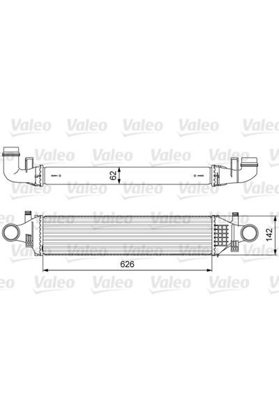 VALEO Compresor intercooler Mercedes-Benz Clasa A/Clasa B Sports Tourer/Cla S...