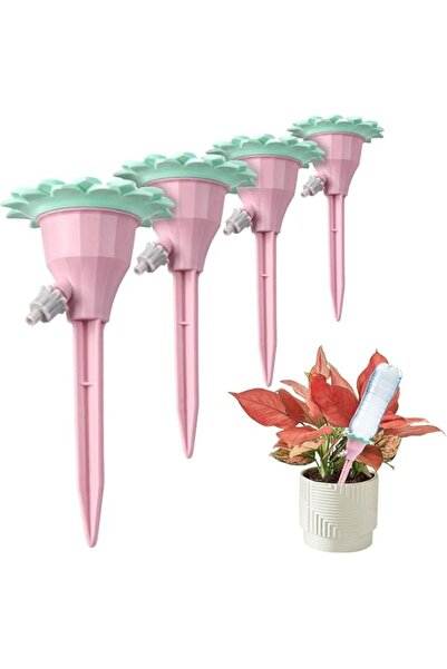 Generic BIGTHREE 4 Packs Self-Watering Spikes for Plants, Adjustable Slow-Rel...