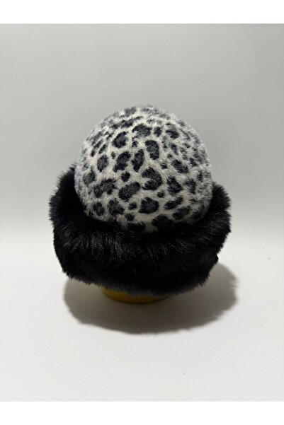shop Leopard Fur Kalpak Beanie