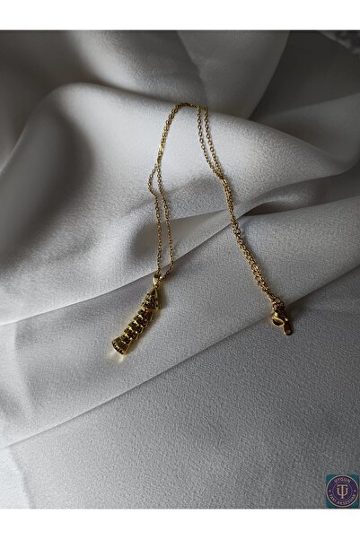 uyguntakıaksesuar قلادة سمكة الحظ والبركة - تصميم أنيق بلون ذهبي