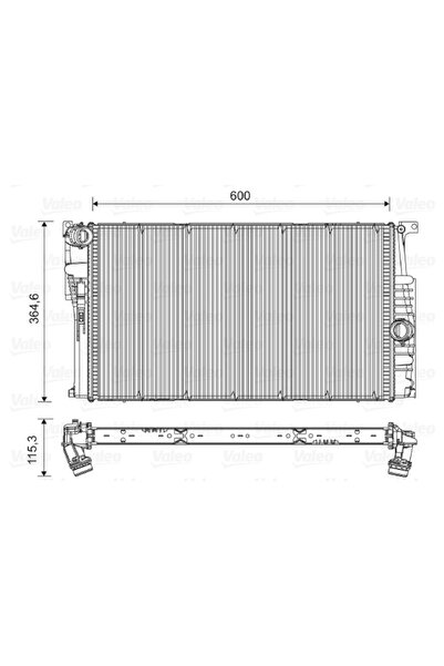 VALEO Radiator Racire Motor Bmw 1/2 Cupe/3 Bmw (Brilliance) 3 Series