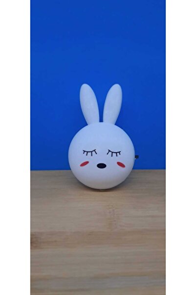 blackleg Tavşan Görünümlü Fişe Takılan Aç Kapa Tuşlu Gece Lambası 1 Adet SMD Led