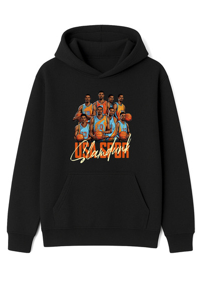 Usaspor Usa Sports Slamdunk Basketball Printed New Season Trend Unisex Black ...