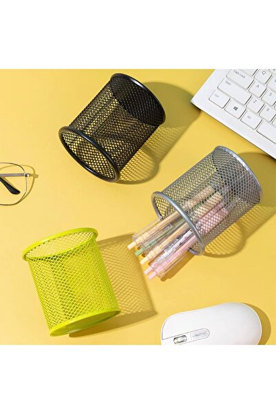 Boldy Desktop Office Pen Holder - Perforated Pen Holder - Metal Pen Holder-Office Desktop Organizer-Desktop Pen Holder
